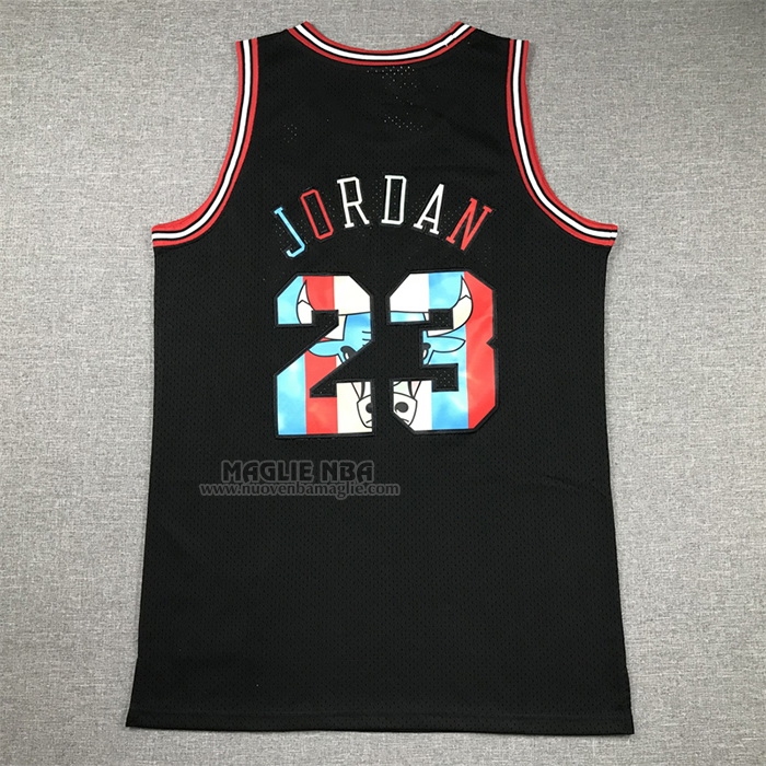 Maglia
 Michael Jordan NO 23 Chicago Bulls Mitchell & Ness 1997-98 Nero2
